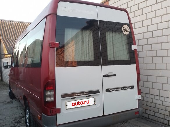 2004 Mercedes-Benz Sprinter Classic, красный, 650000 рублей - вид 10