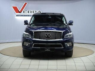 2014 Infiniti QX80 I Рестайлинг, синий, 2490000 рублей, вид 2