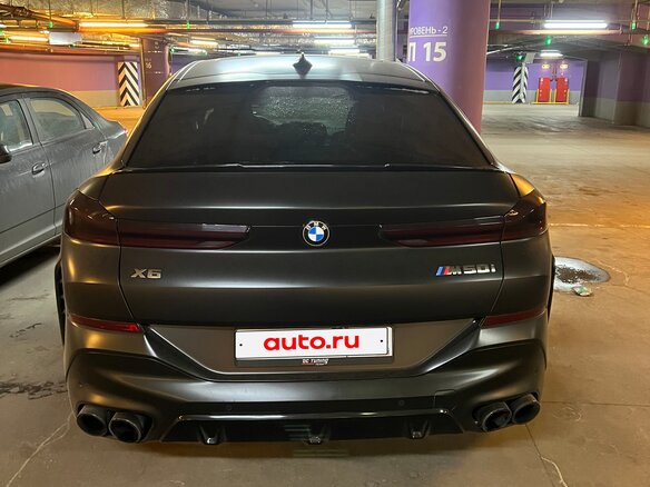 2019 BMW X6 M50i III (G06), чёрный, 7970000 рублей - вид 3
