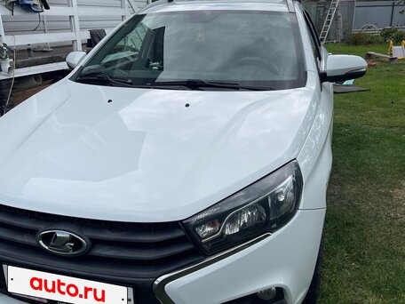 2018 Lada (ВАЗ) Vesta SW I, белый, 825000 рублей, вид 2