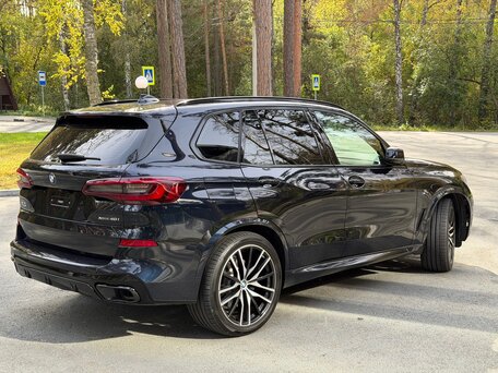 2021 BMW X5 40i IV (G05/G18), синий, 8000000 рублей, вид 4