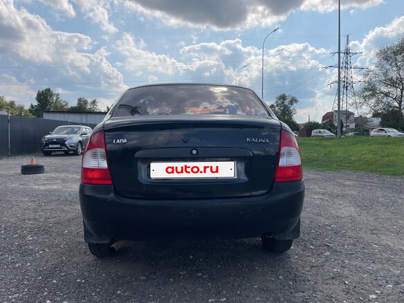 2010 Lada (ВАЗ) Kalina I, чёрный - вид 6
