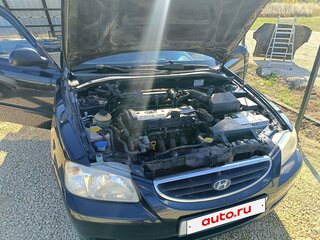 2011 Hyundai Accent ТагАЗ II, чёрный, 380000 рублей, вид 5