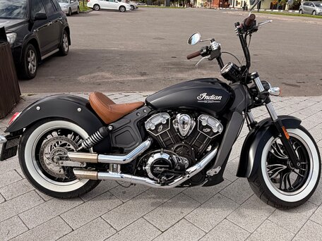 2016 Indian Scout, чёрный, 1090000 рублей, вид 4
