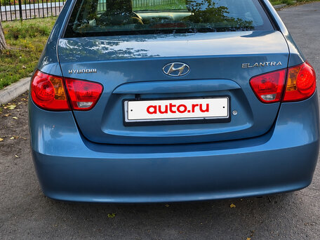 2007 Hyundai Elantra IV (HD), синий, 620000 рублей, вид 4