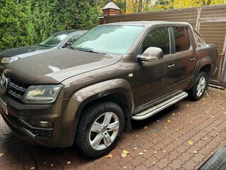 2017 Volkswagen Amarok I Рестайлинг, коричневый, 1300000 рублей, вид 1