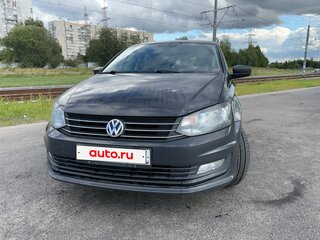 2016 Volkswagen Polo V Рестайлинг, серый, 895000 рублей, вид 1