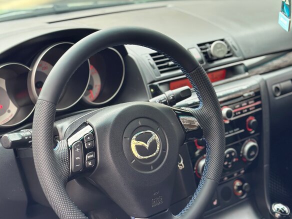 2008 Mazda 3 I (BK) Рестайлинг, голубой, 470000 рублей - вид 22