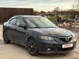2007 Mazda 3 I (BK) Рестайлинг, чёрный, 195000 рублей, вид 1
