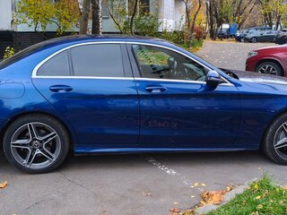 2018 Mercedes-Benz C-Класс 180 IV (W205) Рестайлинг, синий, 3030000 рублей, вид 4