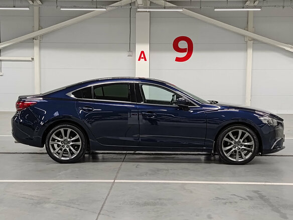 2016 Mazda 6 III (GJ) Рестайлинг, синий, 1610000 рублей - вид 3