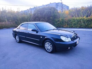 2006 Hyundai Sonata ТагАЗ IV (EF) Рестайлинг, чёрный, 370000 рублей, вид 4