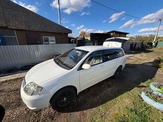 2002 Toyota Corolla Fielder IX (E120, E130), белый, 650000 рублей, вид 2