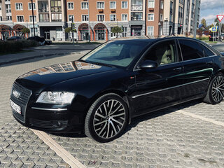 2007 Audi A8 II (D3) Рестайлинг 2, чёрный, 1385000 рублей, вид 5