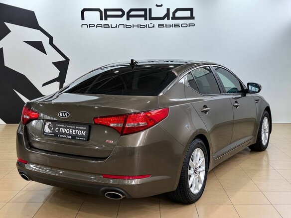 2011 Kia Optima III, коричневый - вид 1