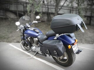 2002 Honda VTX 1800, синий, 780000 рублей, вид 5