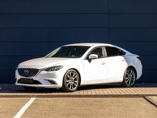 2017 Mazda 6 III (GJ) Рестайлинг, белый, 2095000 рублей, вид 1