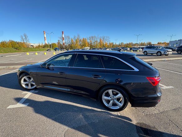 2019 Audi A6 40 TDI V (C8), синий, 3600000 рублей - вид 7
