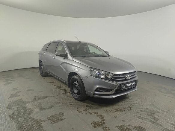 2019 Lada (ВАЗ) Vesta SW I, серый, 730000 рублей - вид 2
