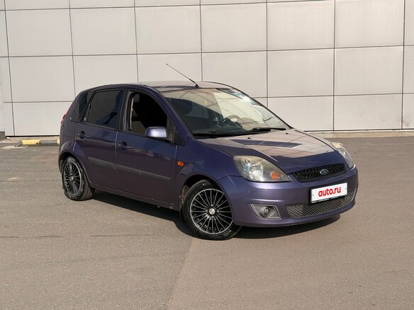 2006 Ford Fiesta Mk5, фиолетовый, 399000 рублей - вид 3