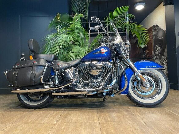 2015 Harley-Davidson Heritage, синий, 1850000 рублей - вид 1
