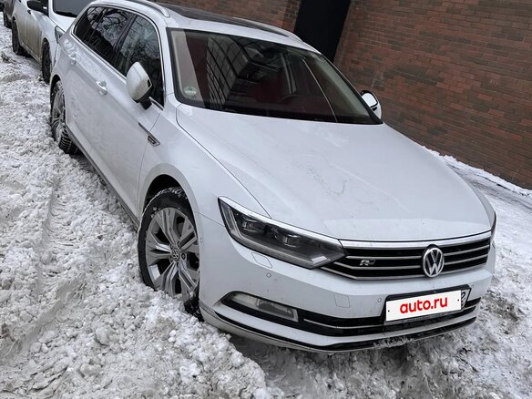 2019 Volkswagen Passat DSG7 B8, белый - вид 4