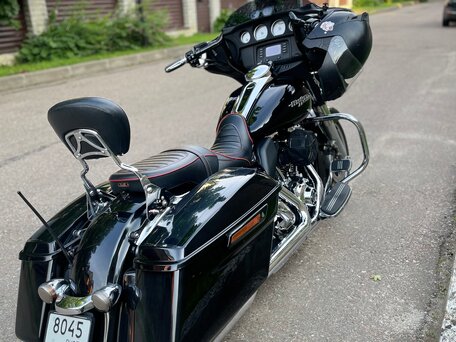 2014 Harley-Davidson Street Glide, чёрный, 1110000 рублей, вид 3