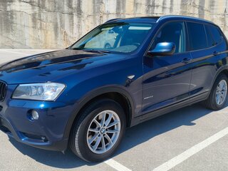 2013 BMW X3 20i xDrive II (F25), синий, 1650000 рублей, вид 1