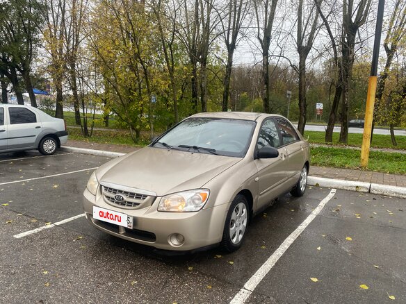 2006 Kia Cerato I, золотистый, 180000 рублей