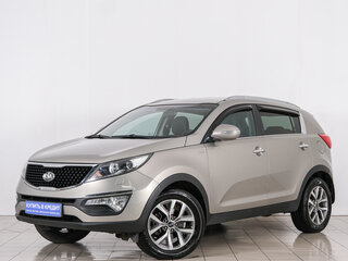 2014 Kia Sportage III Рестайлинг, серебристый, 1419000 рублей, вид 3