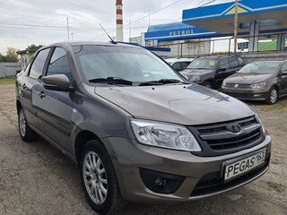 2015 Lada (ВАЗ) Granta I, коричневый, 420000 рублей, вид 4