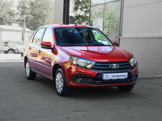2022 Lada (ВАЗ) Granta I Рестайлинг, красный, 690000 рублей, вид 3
