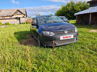 2010 Volkswagen Polo V, синий, 299999 рублей, вид 3