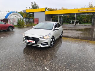 2018 Hyundai Solaris II, бежевый, 1240000 рублей, вид 1