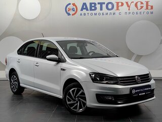 2018 Volkswagen Polo V Рестайлинг, белый, 1275000 рублей, вид 1