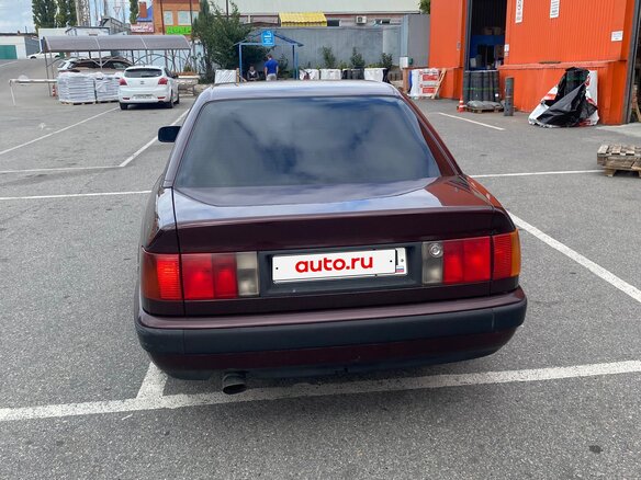 1992 Audi 100 IV (C4), красный, 445000 рублей - вид 6