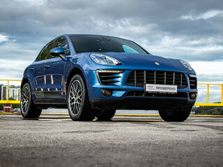 2018 Porsche Macan I, синий, 3125000 рублей, вид 3
