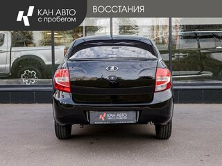 2015 Lada (ВАЗ) Granta I, чёрный, 361800 рублей, вид 4