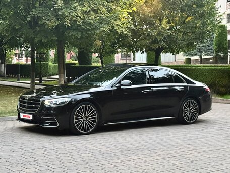 2021 Mercedes-Benz S-Класс 450 Long 4MATIC VII (W223), чёрный, 9900000 рублей, вид 1