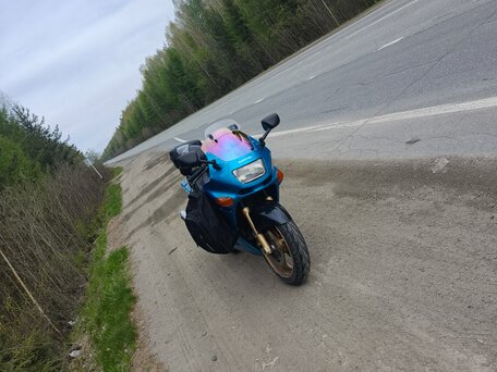 1995 Kawasaki ZZR 400, чёрный, 220000 рублей, вид 2