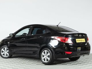 2012 Hyundai Solaris I, чёрный, 639000 рублей, вид 4