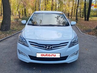 2015 Hyundai Solaris I Рестайлинг, белый, 1050000 рублей, вид 3