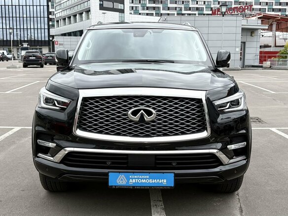 2018 Infiniti QX80 I Рестайлинг 2, чёрный, 3849000 рублей - вид 6