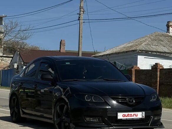 2007 Mazda 3 I (BK) Рестайлинг, чёрный, 1000000 рублей - вид 5