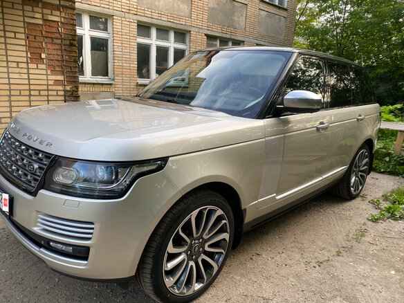 2013 Land Rover Range Rover IV, серый - вид 1