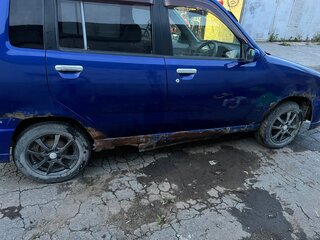 2001 Nissan Cube I Рестайлинг (Z10), синий, 100000 рублей, вид 4