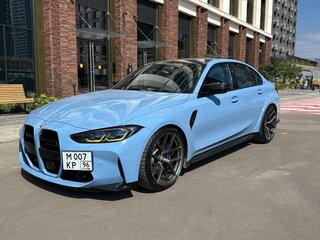 2022 BMW M3 Competition Package VI (G80), чёрный, 11750000 рублей, вид 2