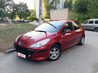 2007 Peugeot 307 I Рестайлинг, красный, 450000 рублей, вид 1