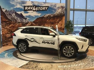 2021 Toyota RAV4 V (XA50), белый, 3550000 рублей, вид 3