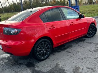 2008 Mazda 3 I (BK) Рестайлинг, красный, 650000 рублей, вид 3